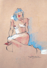 nude-tono-vega-desnudo-pastel-dibujo-drawing-pintura