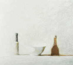 bol-dos-botellas-tono-vega-oleo-madera-still-life